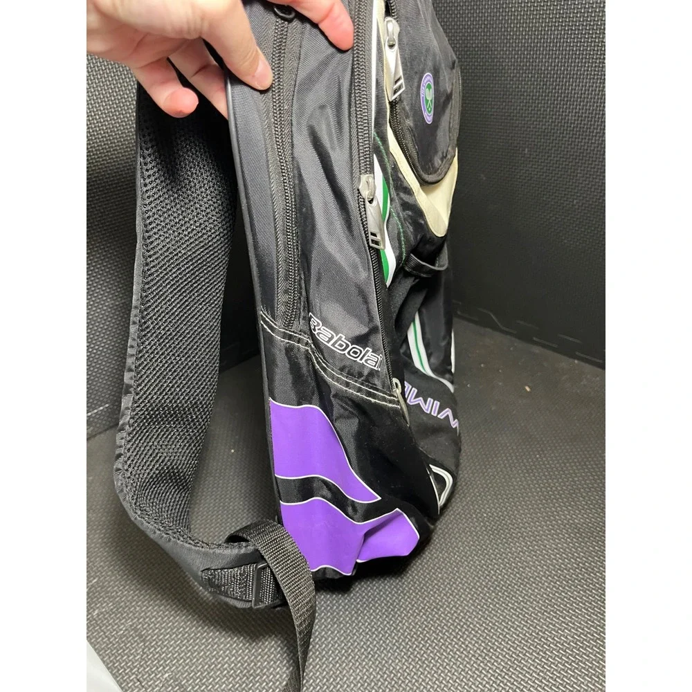 Official Wimbledon Championship Babolat Multi-Pocket Tennis Racket Bag Backpack‎
